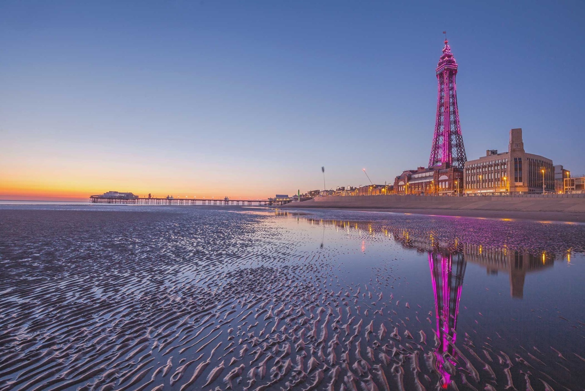A beach in Blackpool