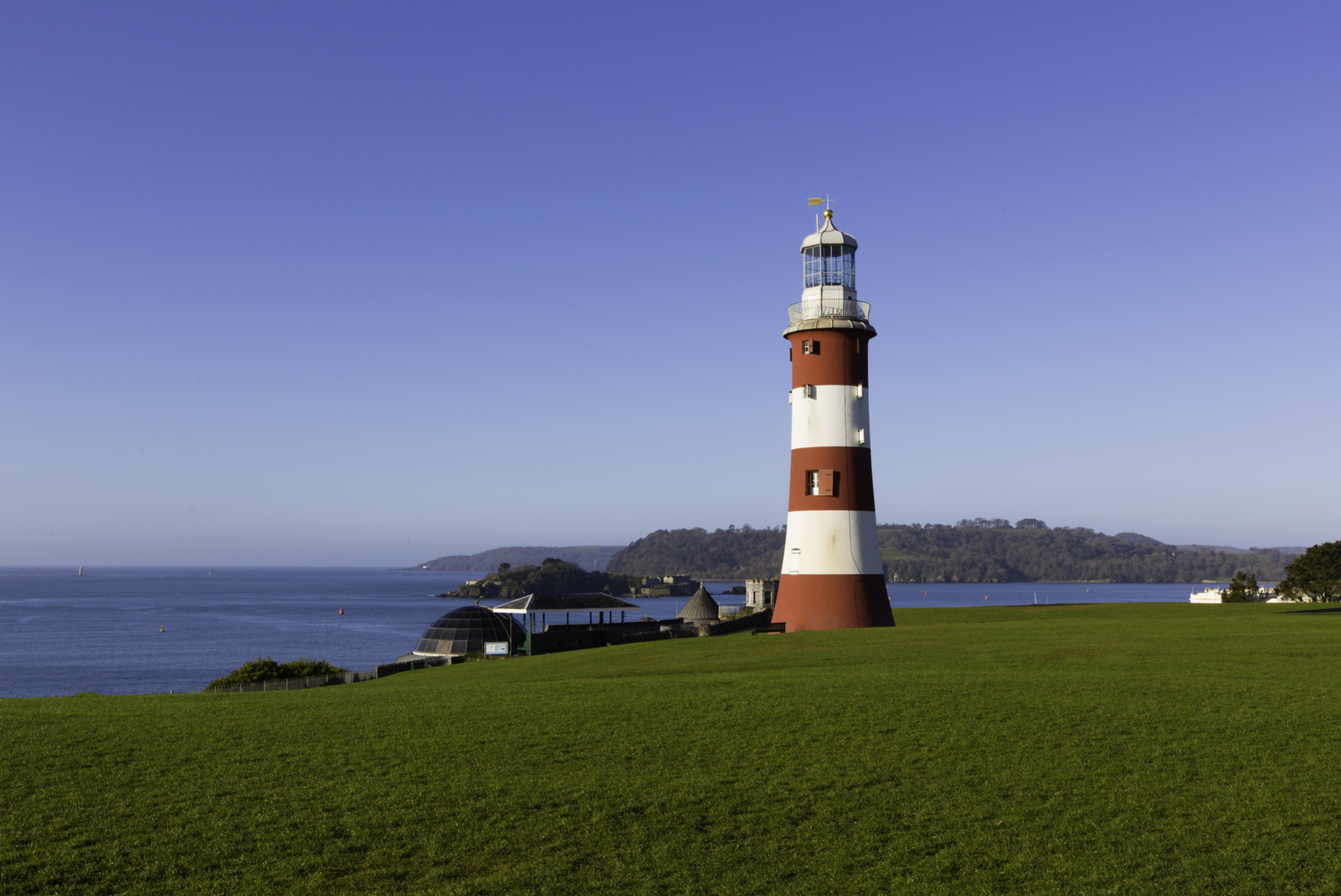 A lighthouse in Plymouth