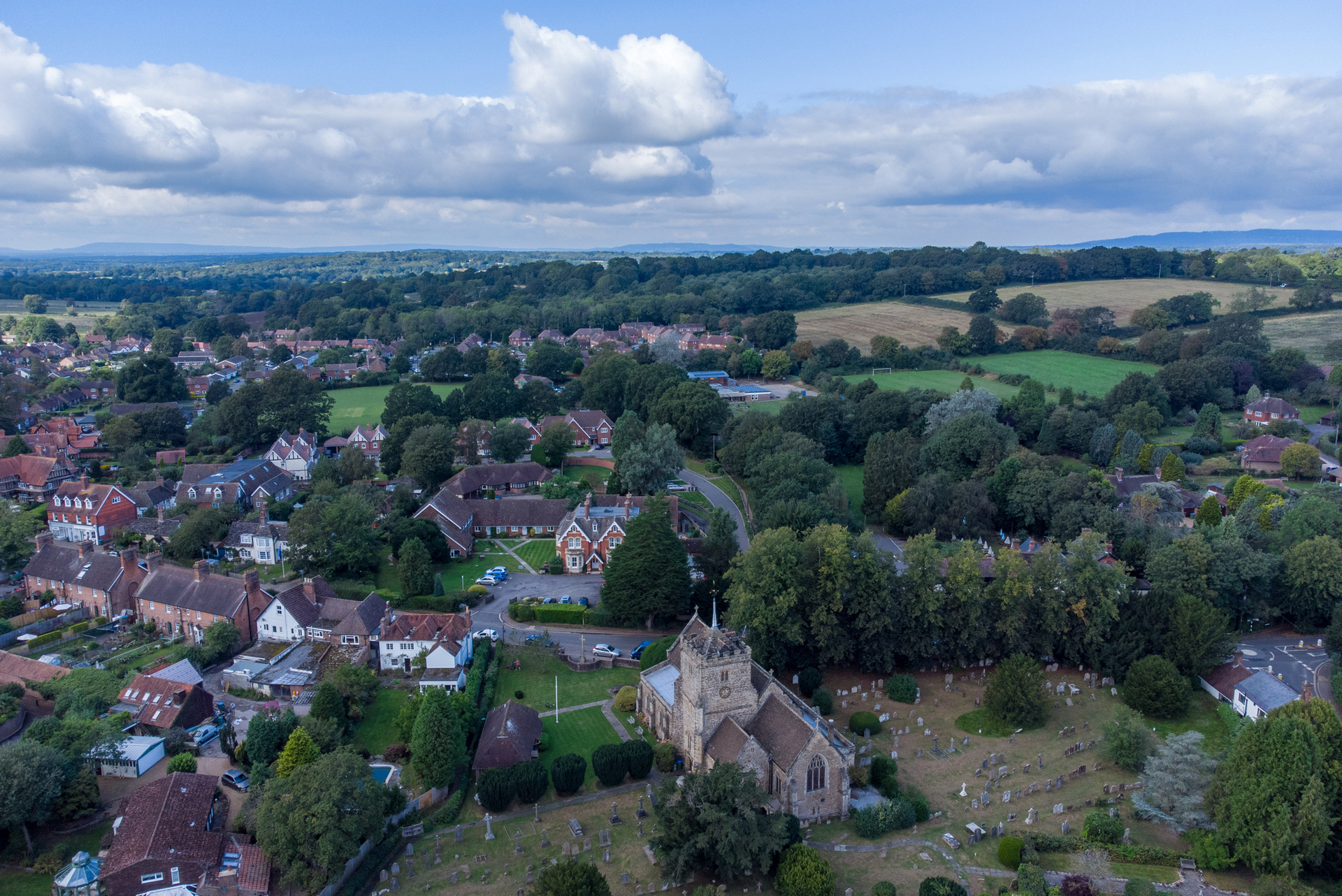 Horsham from a birds-eye point of view