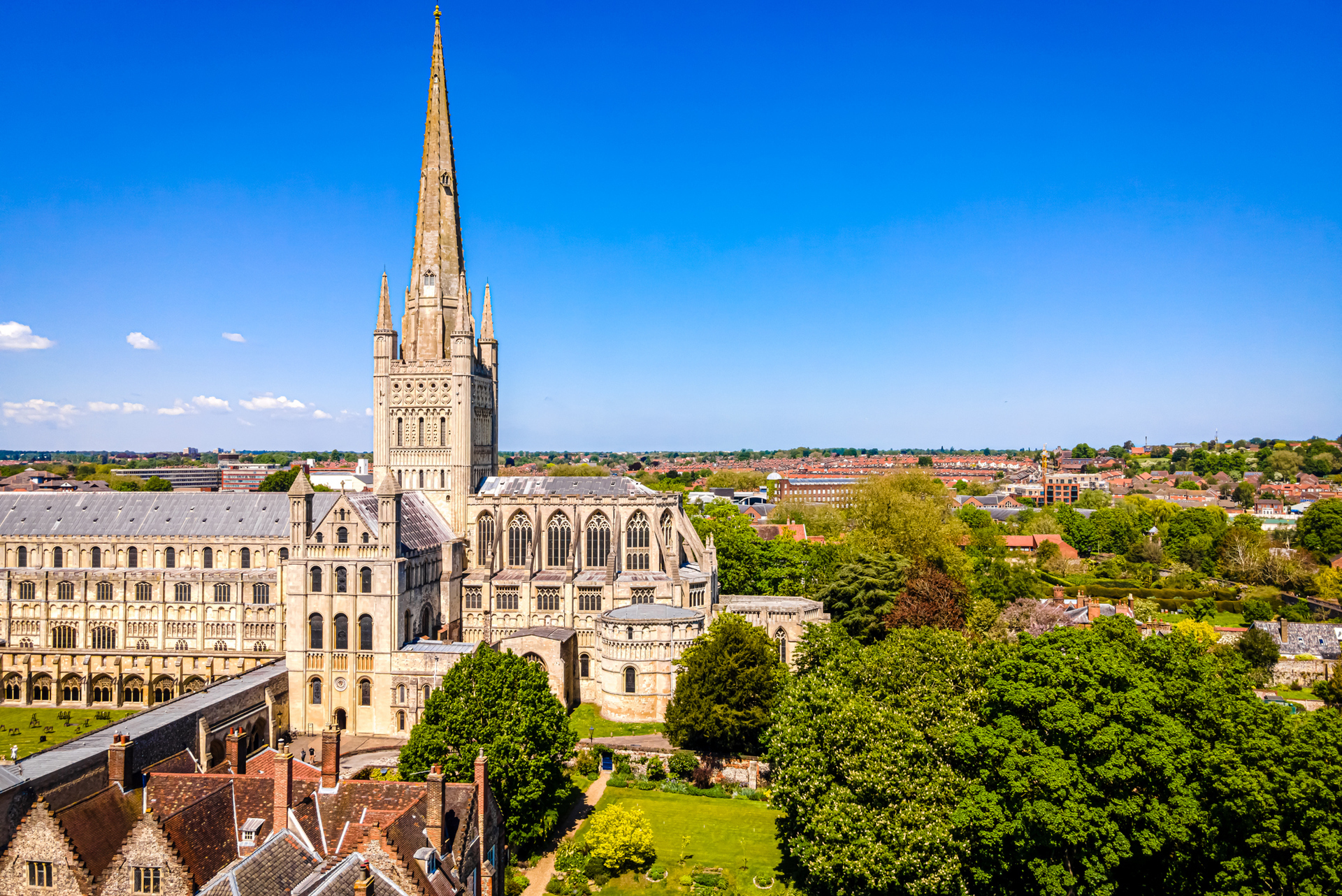 Norwich from a birds-eye point of view