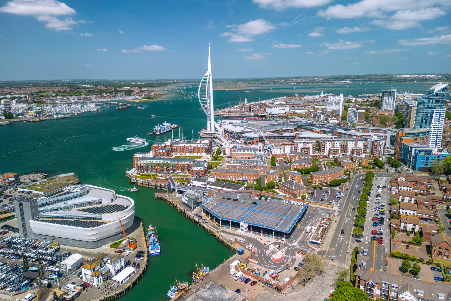 Portsmouth from a birds-eye point of view